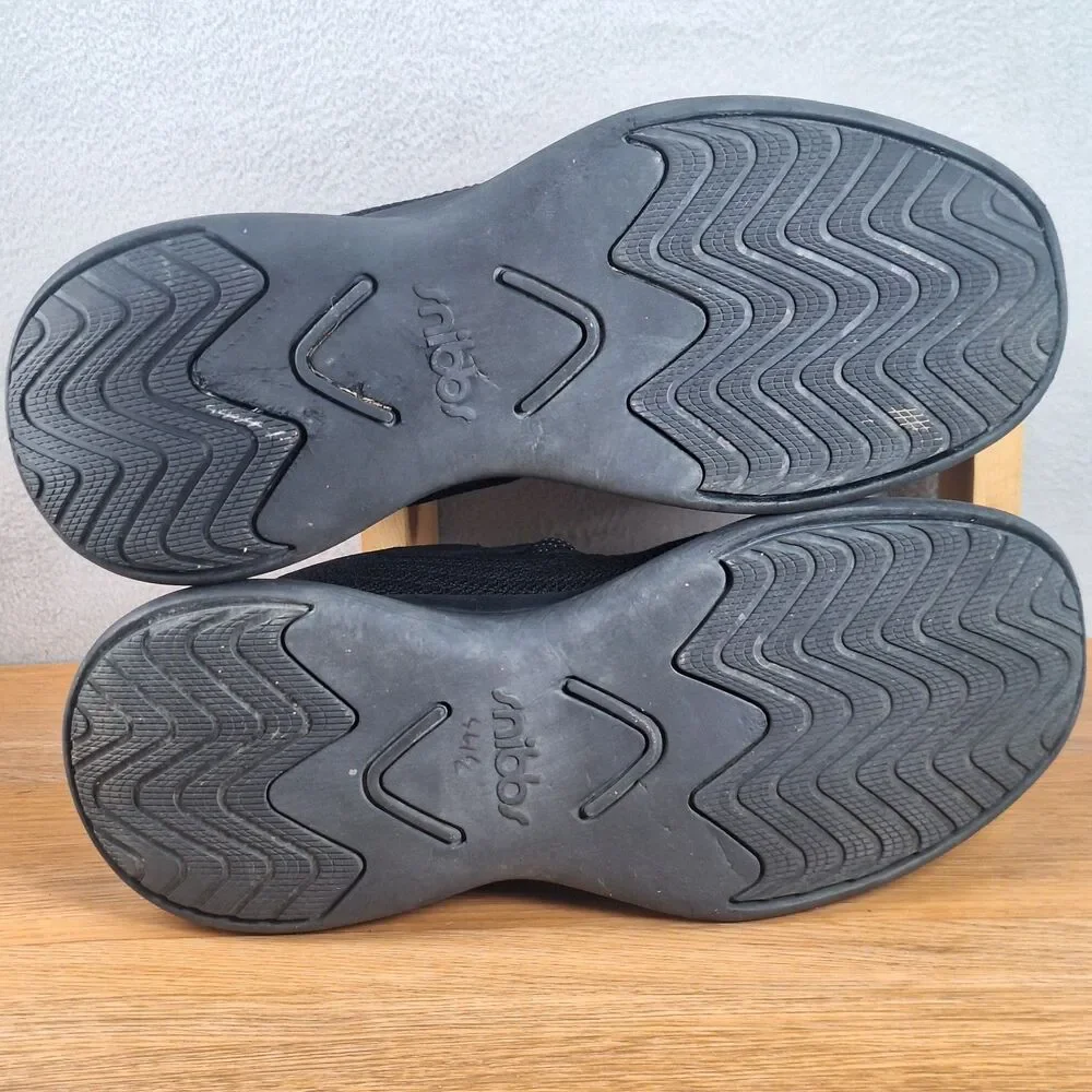Snibbs Orbit Men's 9.5 EU 43 Work Sneakers Black Slip-Resistant Women's 11